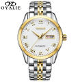 2020 Top Luxury  Brand OYALIE  Mechanical Wristwatch Alloy Material Water Resistant Feature Stainless Steel Analog Watch Men